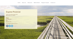 Desktop Screenshot of duprezfinancial.com