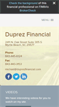 Mobile Screenshot of duprezfinancial.com